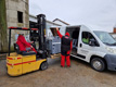 Delivery of equipment for a customer in Slovenia