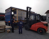 Delivery of machine for customer in Peru
