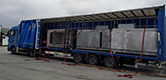 Delivery of machines for a customer from Austria