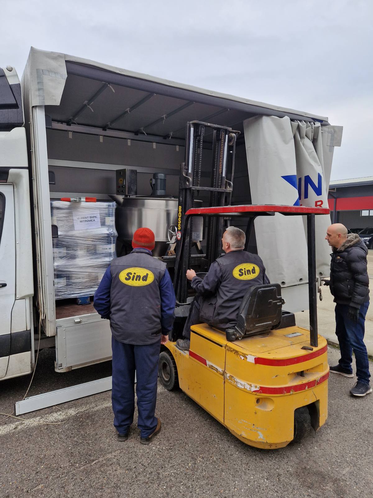 Delivery of equipment for the meat industry to a customer from Kosovo