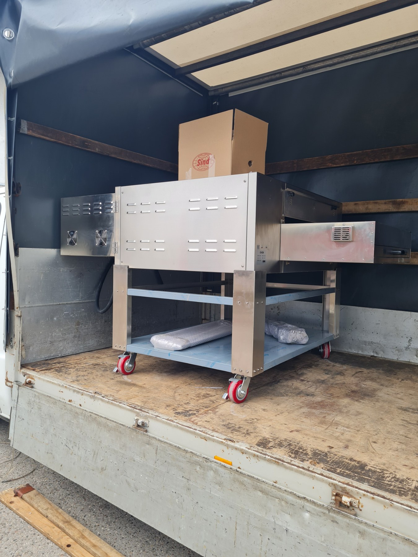 Delivery of bakery machines to a customer from Tesnj, Bosnia and Herzegovina